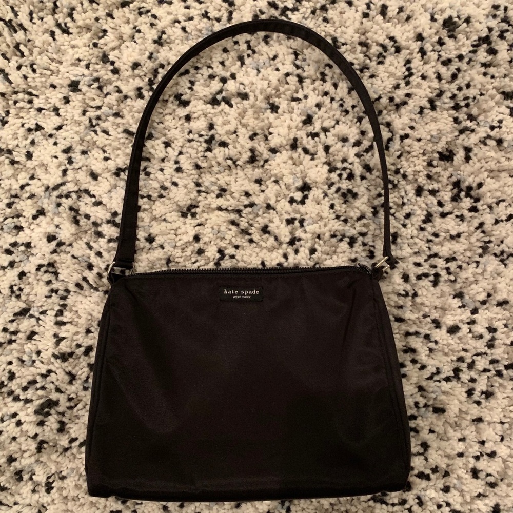 Kate Spade vintage black nylon shoulder bag